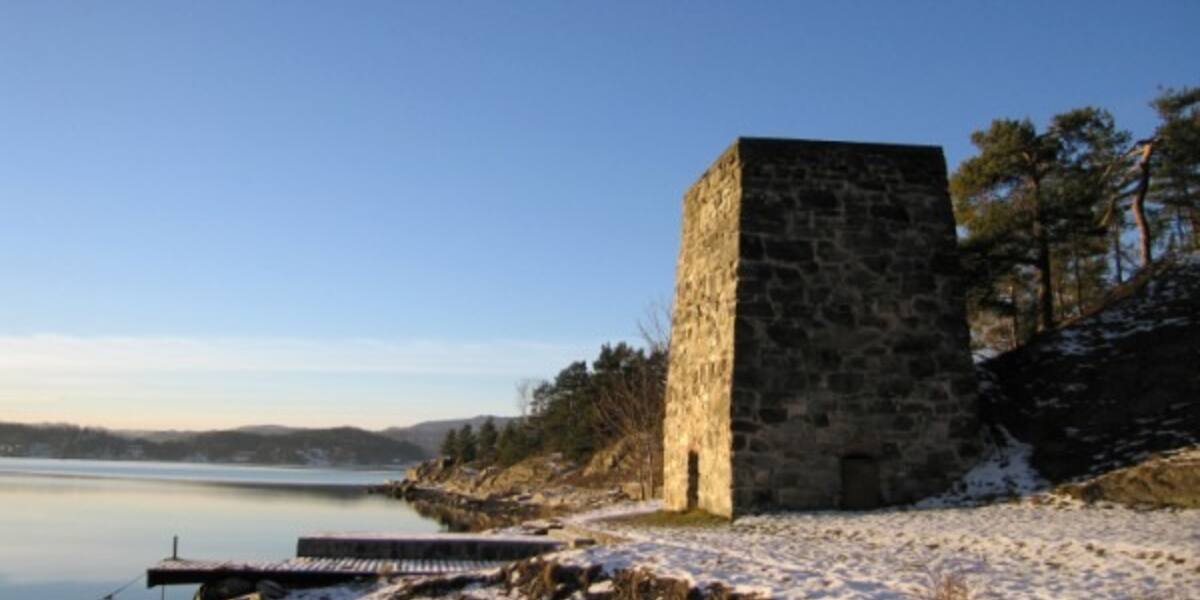 Brønnøya sett fra sjøen