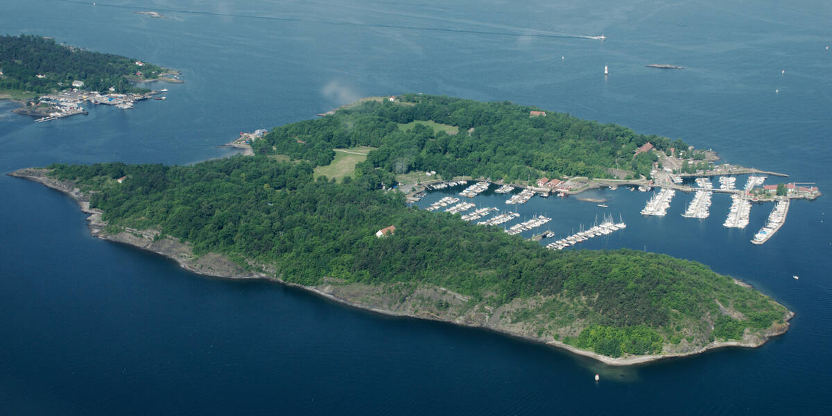 Hovedøya sett fra sjøen