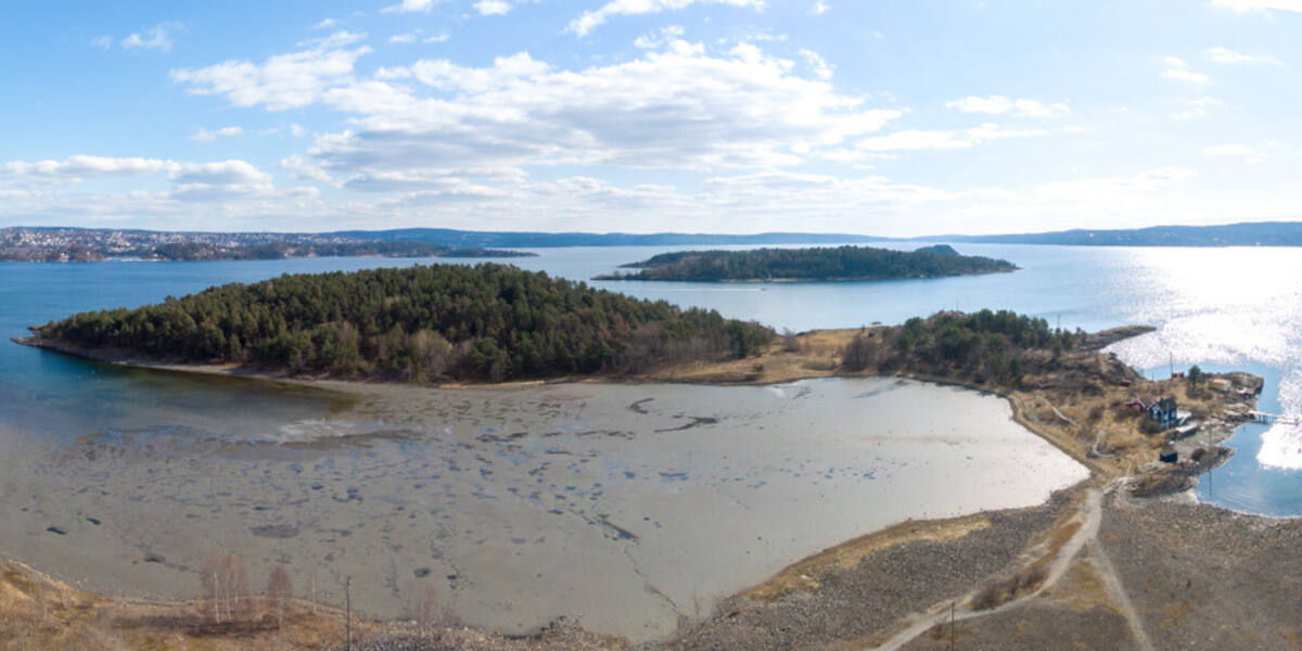 Rambergøya sett fra sjøen