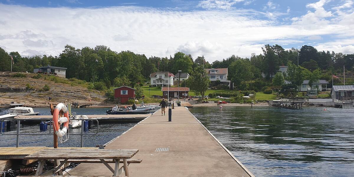Veierland sett fra sjøen