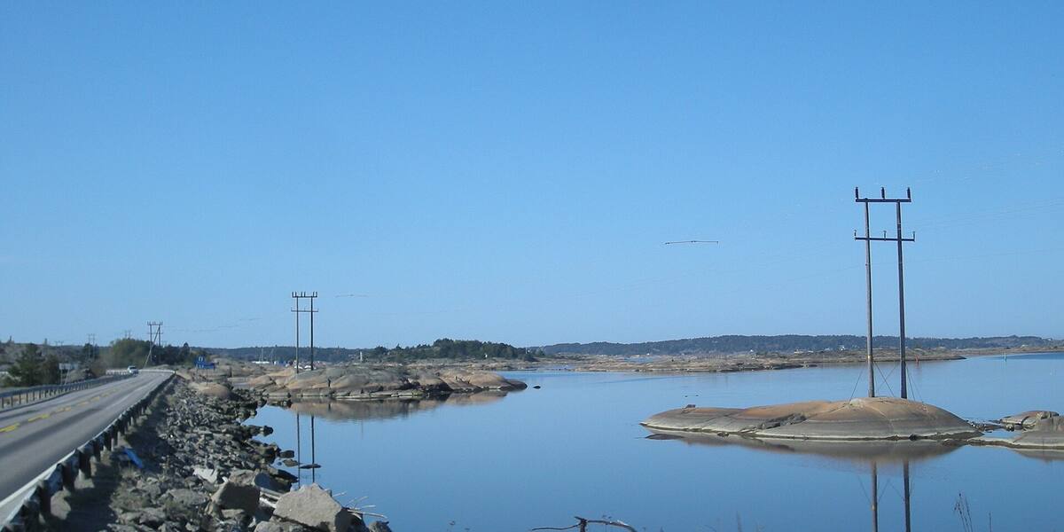 Vesterøy seen from the water